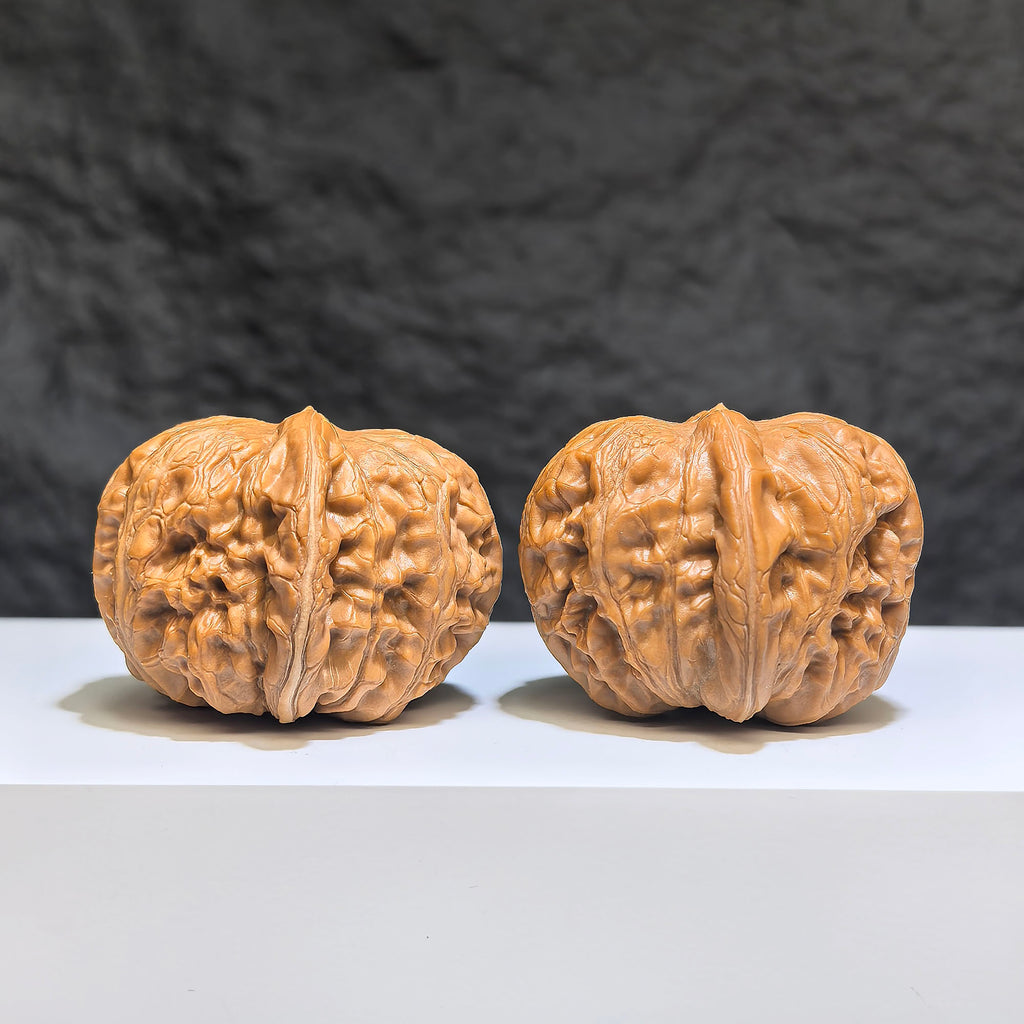 【收藏級】平谷元寶 文玩核桃 (3.8 × 4.2cm) | [Collector's Grade] Pinggu Sycee Walnut (3.8 × 4.2cm) - SKU: PGYB-1Z9