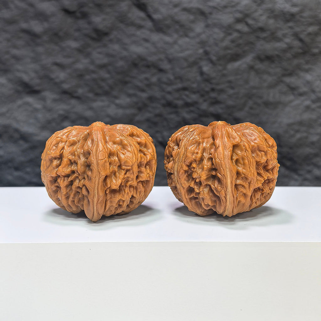【精選級】平谷元寶 文玩核桃 (4.2 × 4.2cm) | [Selected Grade] Pinggu Sycee Walnut (4.2 × 4.2cm) - SKU: PGYB-1S5