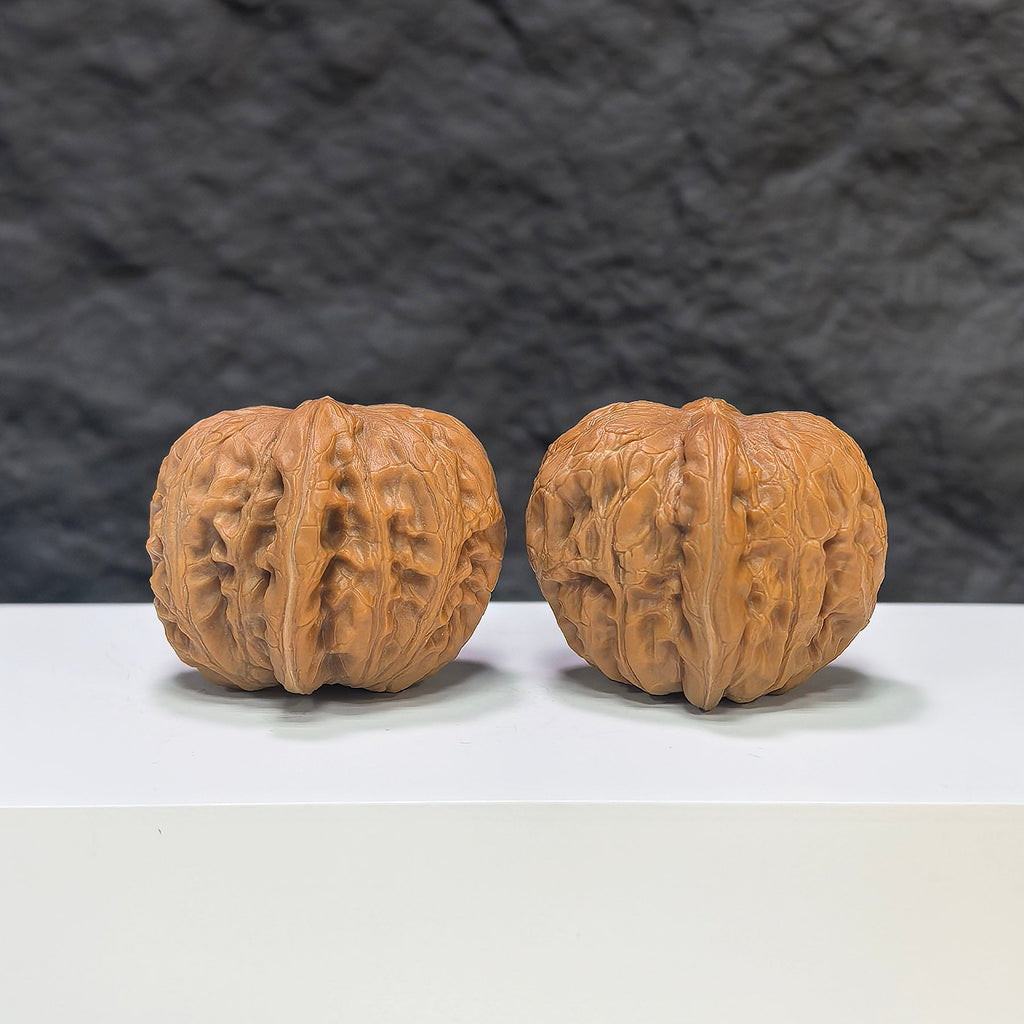 【精選級】平谷元寶 文玩核桃 (3.5 × 3.9cm) | [Selected Grade] Pinggu Sycee Walnut (3.5 × 3.9cm) - SKU: PGYB-1S2
