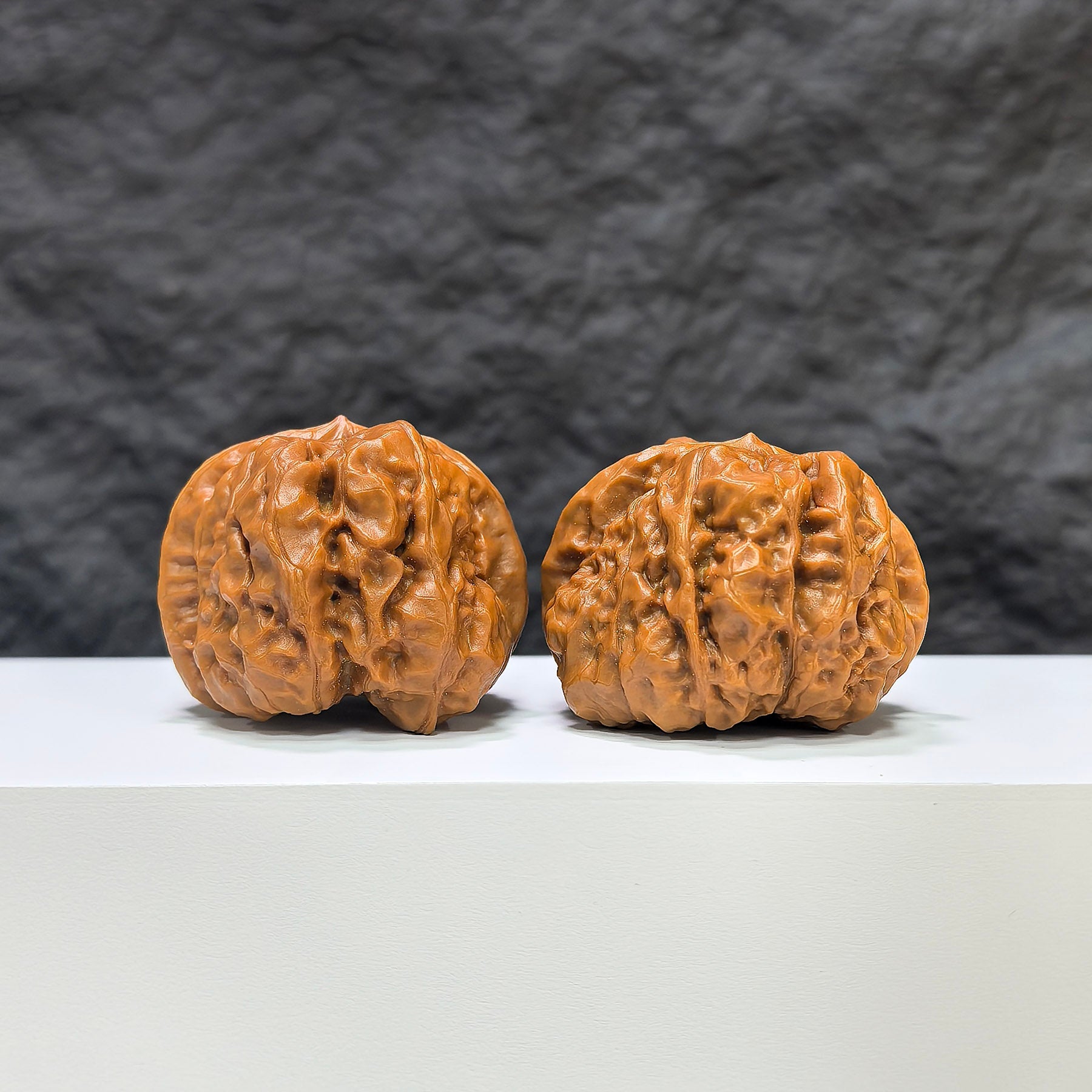 【收藏級】蛤蟆頭 文玩核桃 (4.4 × 4.4cm) | [Collector's Grade] Toad Head Walnut (4.4 × 4.4cm) - SKU: HMT-1B0