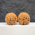 Selected grade Blizzard Wenwan Walnut, 4.1x4.4cm, showcasing smooth texture and natural wood grain from Wenwan Art.