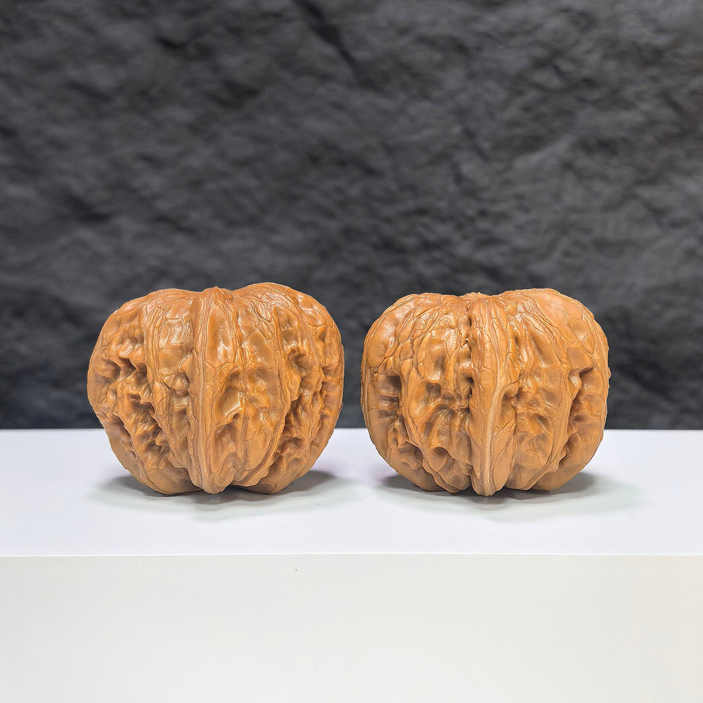 【精選級】平谷元寶 文玩核桃 (3.7 × 4.2cm) | [Selected Grade] Pinggu Sycee Walnut (3.7 × 4.2cm) - SKU: PGYB-1S3