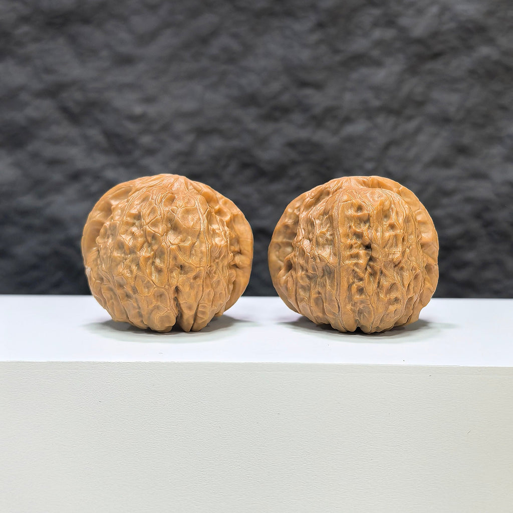 【收藏級】凹底南瓜墩 文玩核桃 (3.9 × 4.0cm) | [Collector's Grade] Concave Base Pumpkin Pier Walnut (3.9 × 4.0cm) - SKU: NGD-1B9