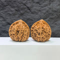 Pair of large Wenwan walnuts from Wenwan Art, premium 45mm x 41mm official-style walnut display in natural color.