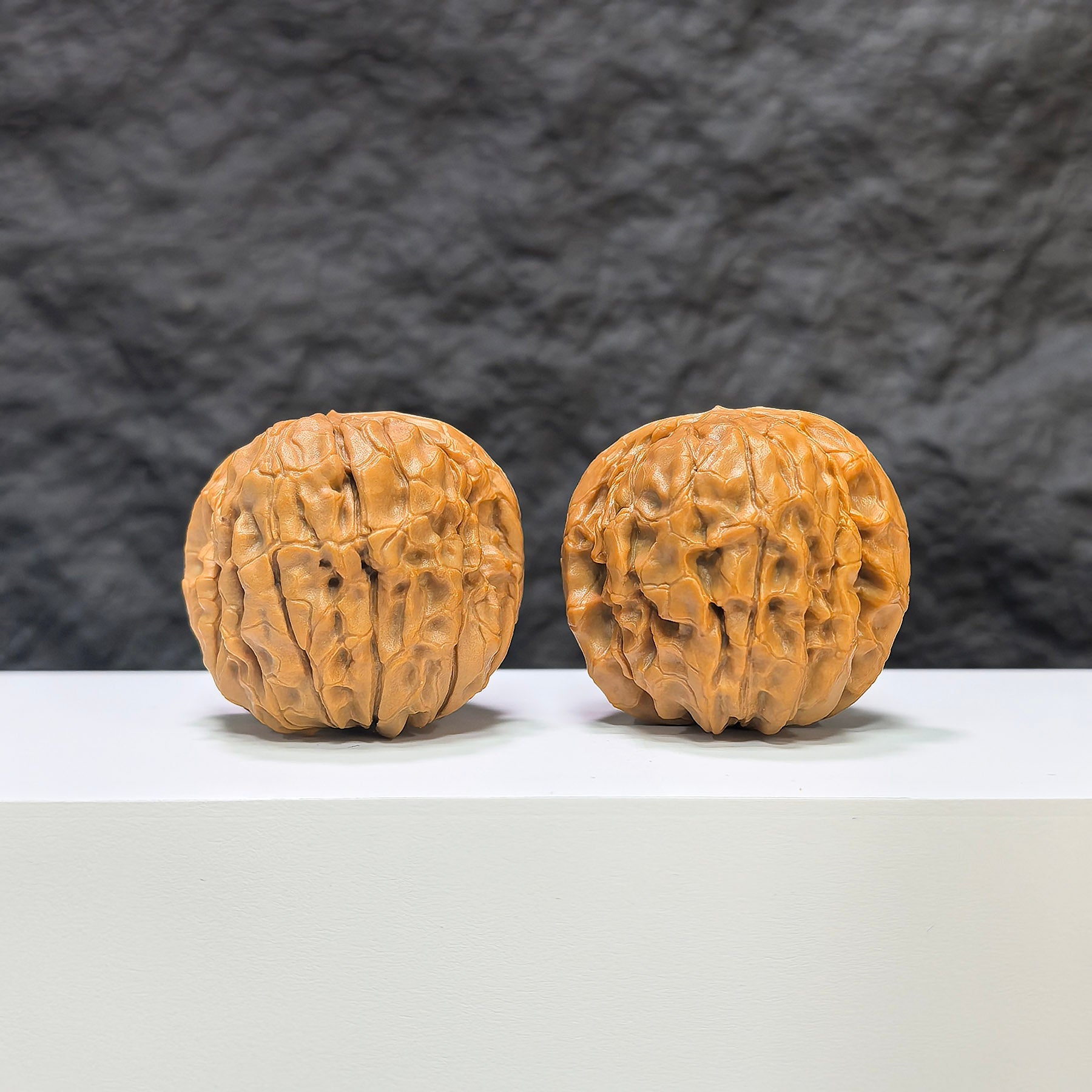 【收藏級】甲骨文 文玩核桃 (4.0 × 3.8cm) | [Collector's Grade] Oracle Bone Script Walnut (4.0 × 3.8cm) - SKU: JGW-1B1