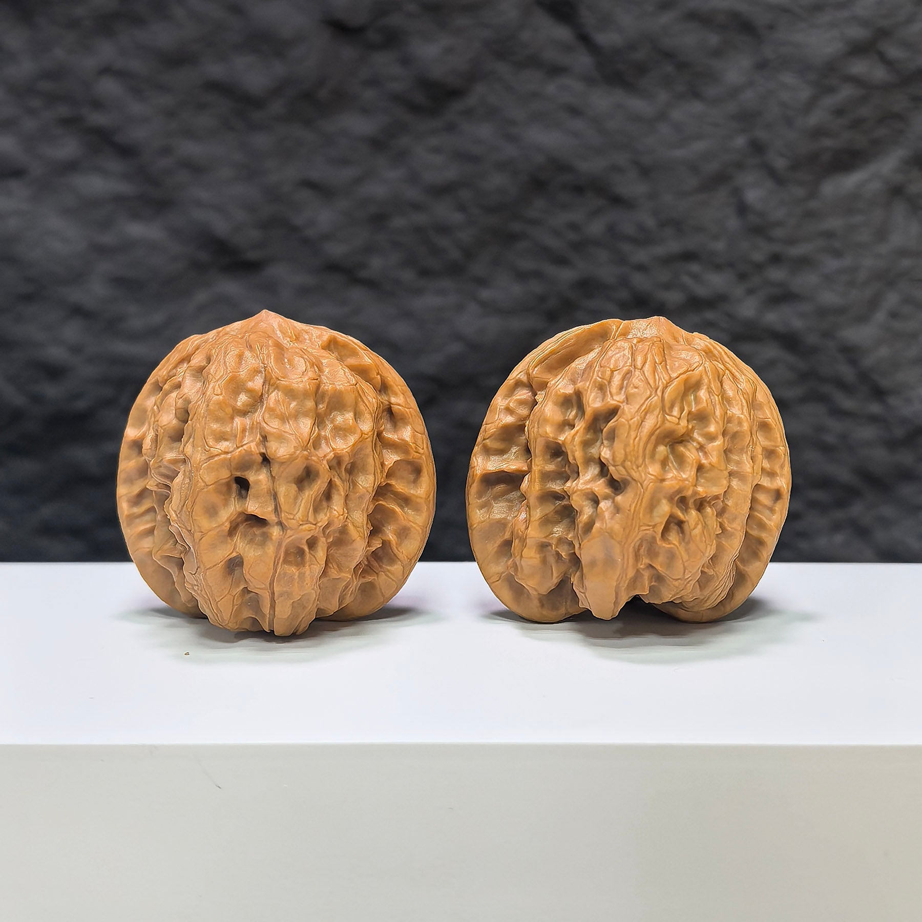 【收藏級】野狼 文玩核桃 (4.0 × 4.0cm) | [Collector's Grade] Wild Wolf Walnut (4.0 × 4.0cm) - SKU: YN-1A3