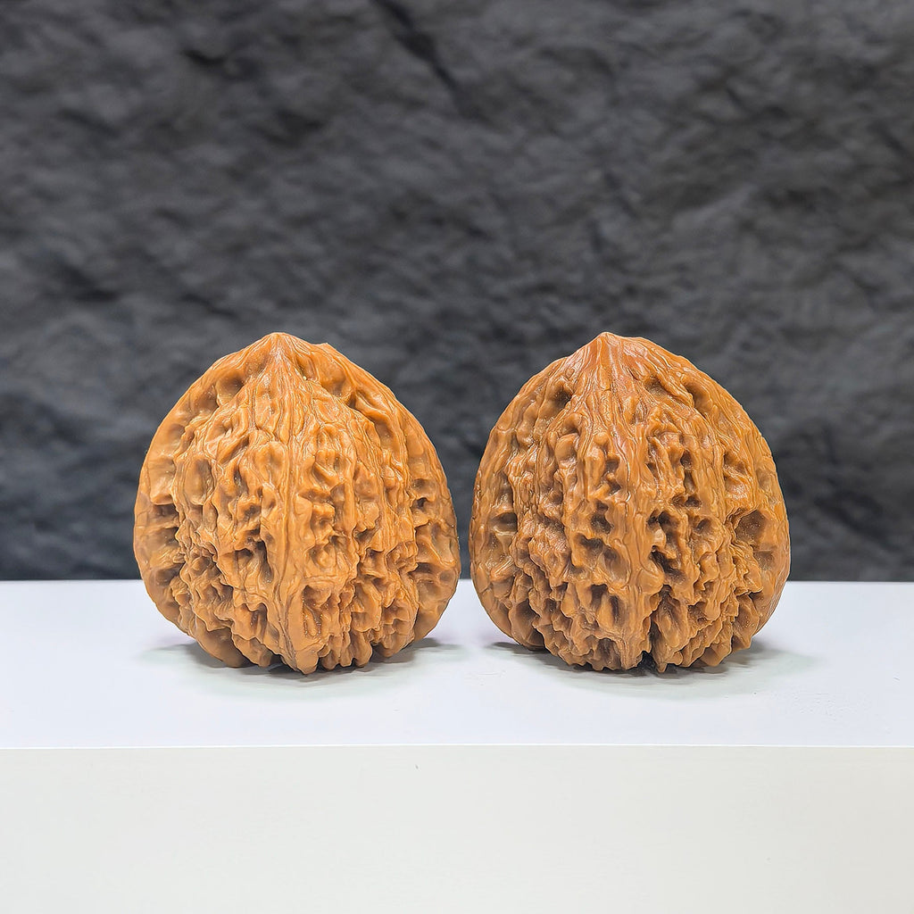 【收藏級】三角南疆石 文玩核桃 (4.0 × 3.9cm) | [Collector's Grade] Tri-Angular Nanjiangstone Walnut (4.0 × 3.9cm) - SKU: SJNJS-1C0