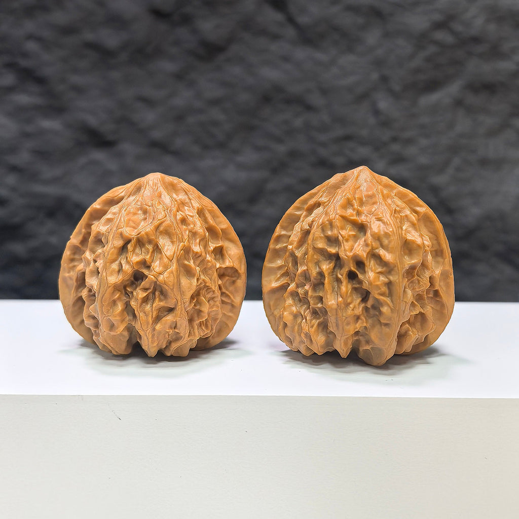 【收藏級】九龍峪桃心 文玩核桃 (3.9 × 3.9cm) | [Collector's Grade] Jiulongyu Peach Heart Walnut (3.9 × 3.9cm) - SKU: TXJLY-1A8
