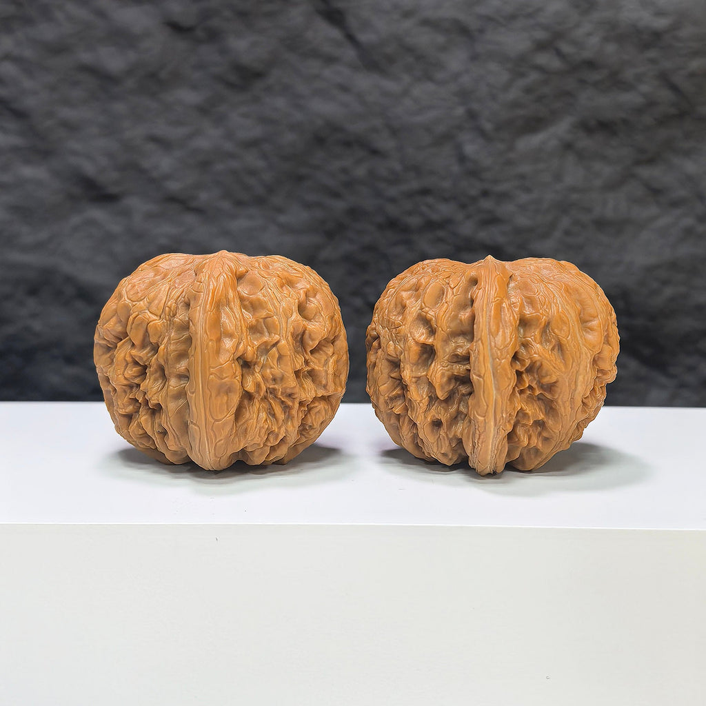 【精選級】平谷元寶 文玩核桃 (4.0 × 4.3cm) | [Selected Grade] Pinggu Sycee Walnut (4.0 × 4.3cm) - SKU: PGYB-1S0