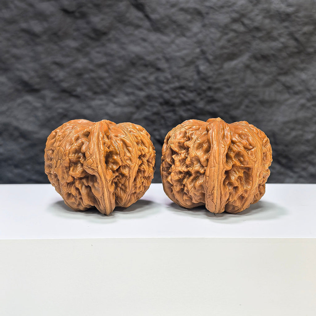 【精選級】平谷元寶 文玩核桃 (4.2 × 4.2cm) | [Selected Grade] Pinggu Sycee Walnut (4.2 × 4.2cm) - SKU: PGYB-1S5