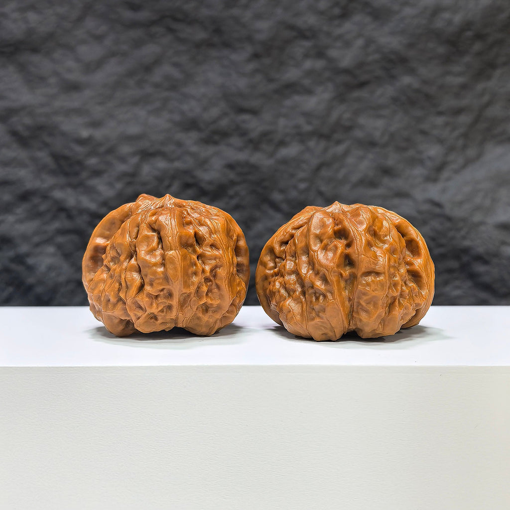 【收藏級】蛤蟆頭 文玩核桃 (4.4 × 4.4cm) | [Collector's Grade] Toad Head Walnut (4.4 × 4.4cm) - SKU: HMT-1B0