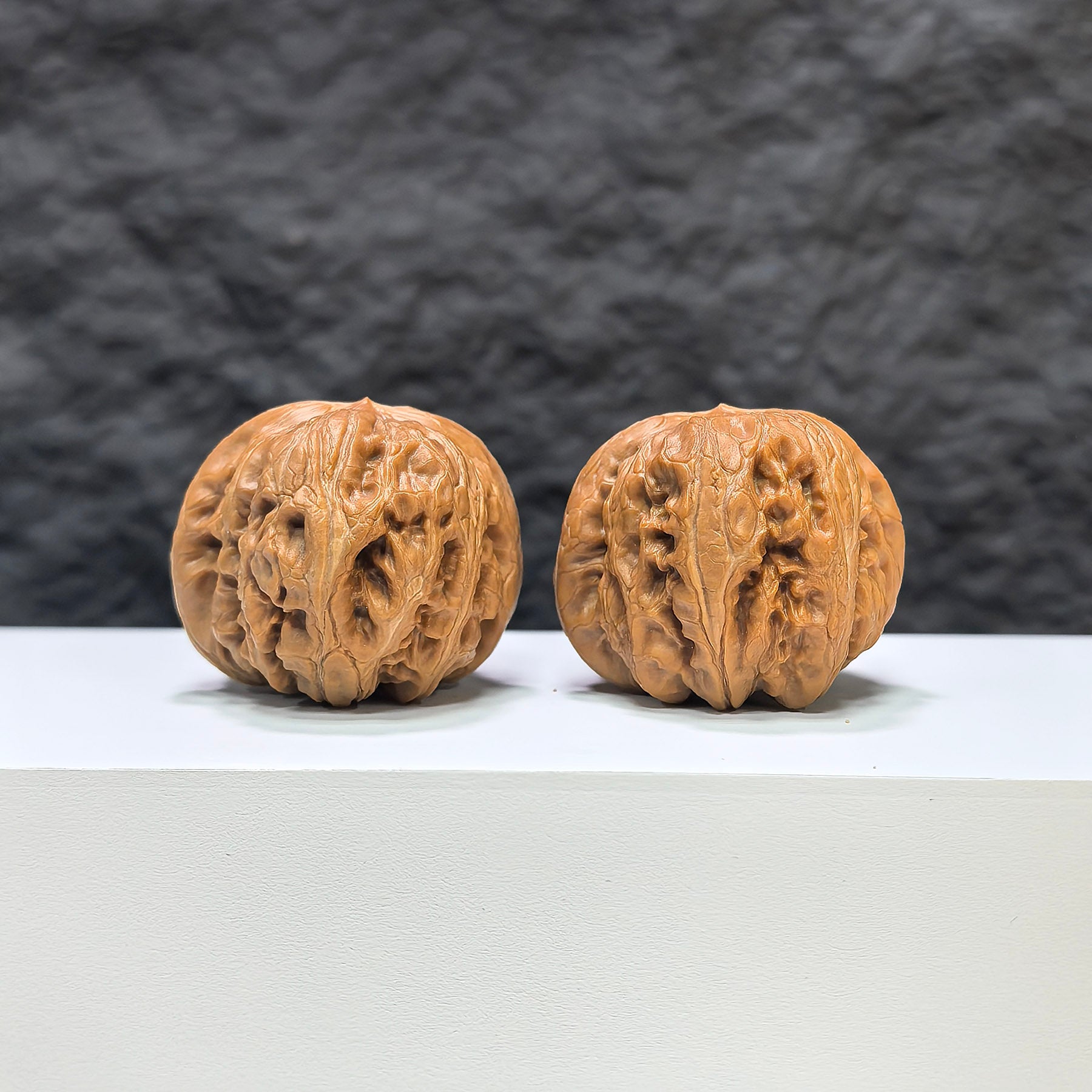 【收藏級】平谷元寶 文玩核桃 (3.8 × 4.1cm) | [Collector's Grade] Pinggu Sycee Walnut (3.8 × 4.1cm) - SKU: PGYB-1B7