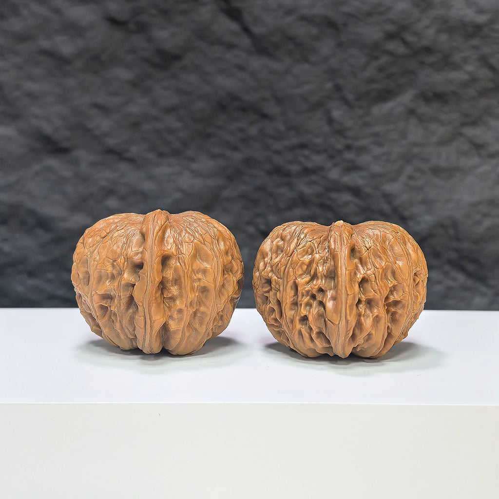 【精選級】平谷元寶 文玩核桃 (3.5 × 3.9cm) | [Selected Grade] Pinggu Sycee Walnut (3.5 × 3.9cm) - SKU: PGYB-1S4