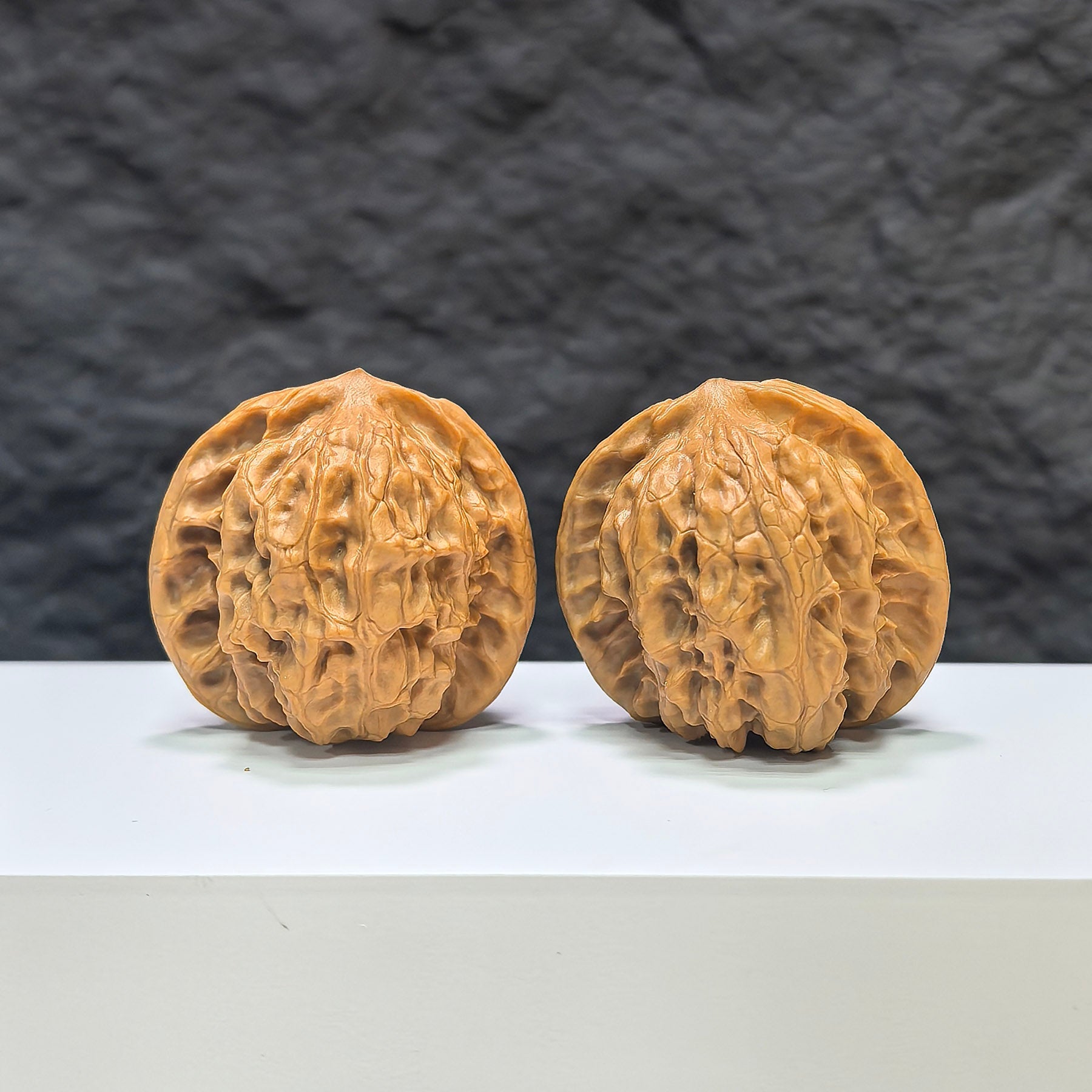 【收藏級】野狼 文玩核桃 (4.0 × 4.0cm) | [Collector's Grade] Wild Wolf Walnut (4.0 × 4.0cm) - SKU: YN-1A3