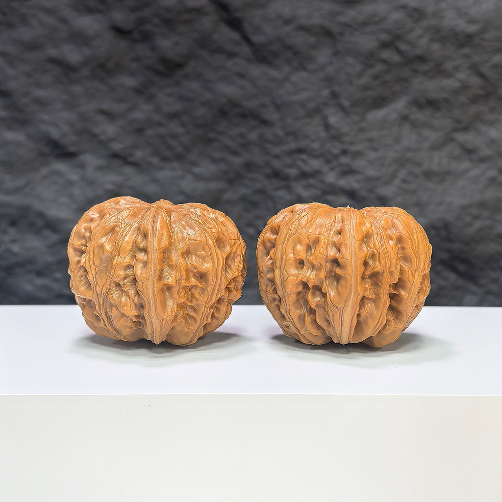 【精選級】平谷元寶 文玩核桃 (3.7 × 4.2cm) | [Selected Grade] Pinggu Sycee Walnut (3.7 × 4.2cm) - SKU: PGYB-1S3