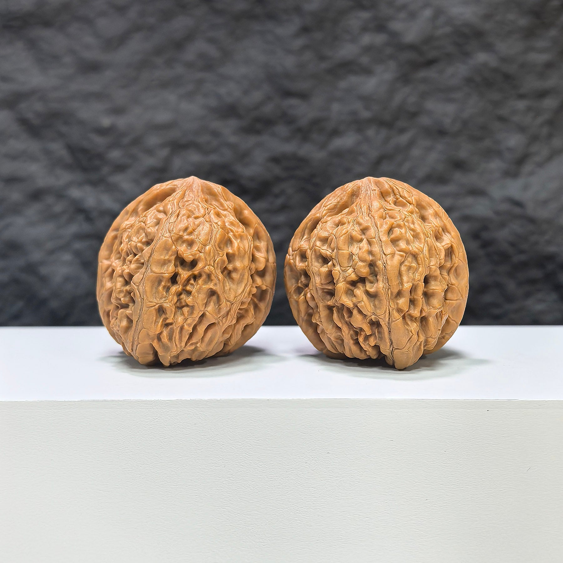 【收藏級】紅錦鯉 文玩核桃 (3.9 × 4.1cm) | [Collector's Grade] Red Koi Walnut (3.9 × 4.1cm) - SKU: HJL-1C9