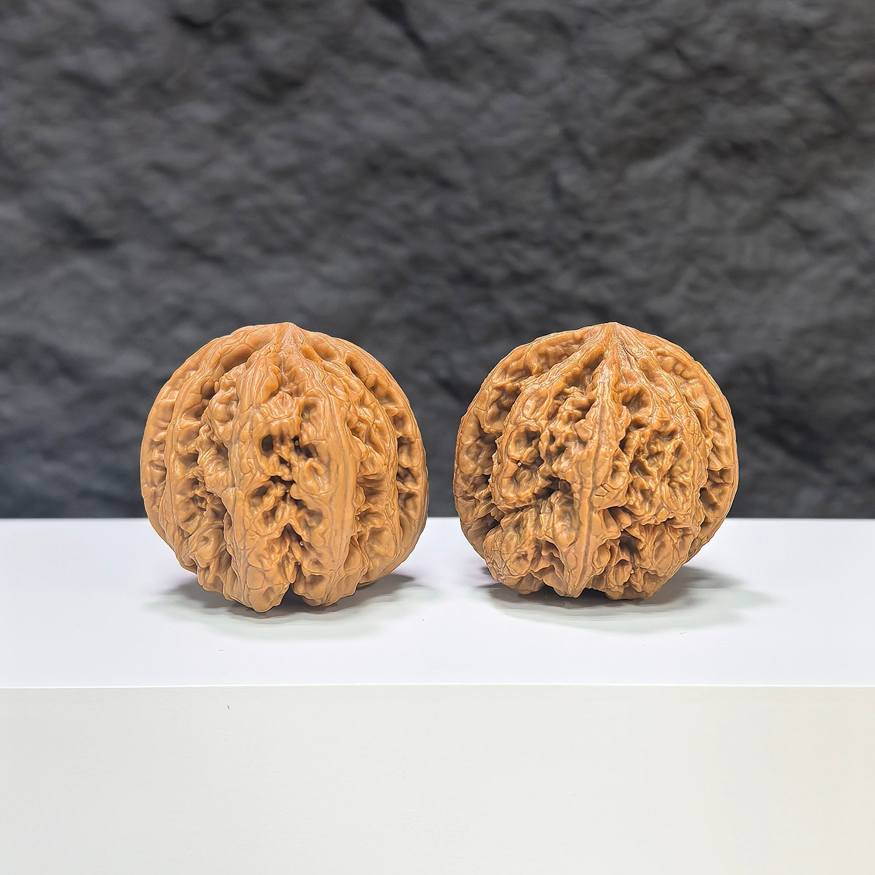 【精選級】粗筋 文玩核桃 (3.6 × 3.6cm) | [Selected Grade] Thick Rib Walnut (3.6 × 3.6cm) - SKU: CJ-1S8