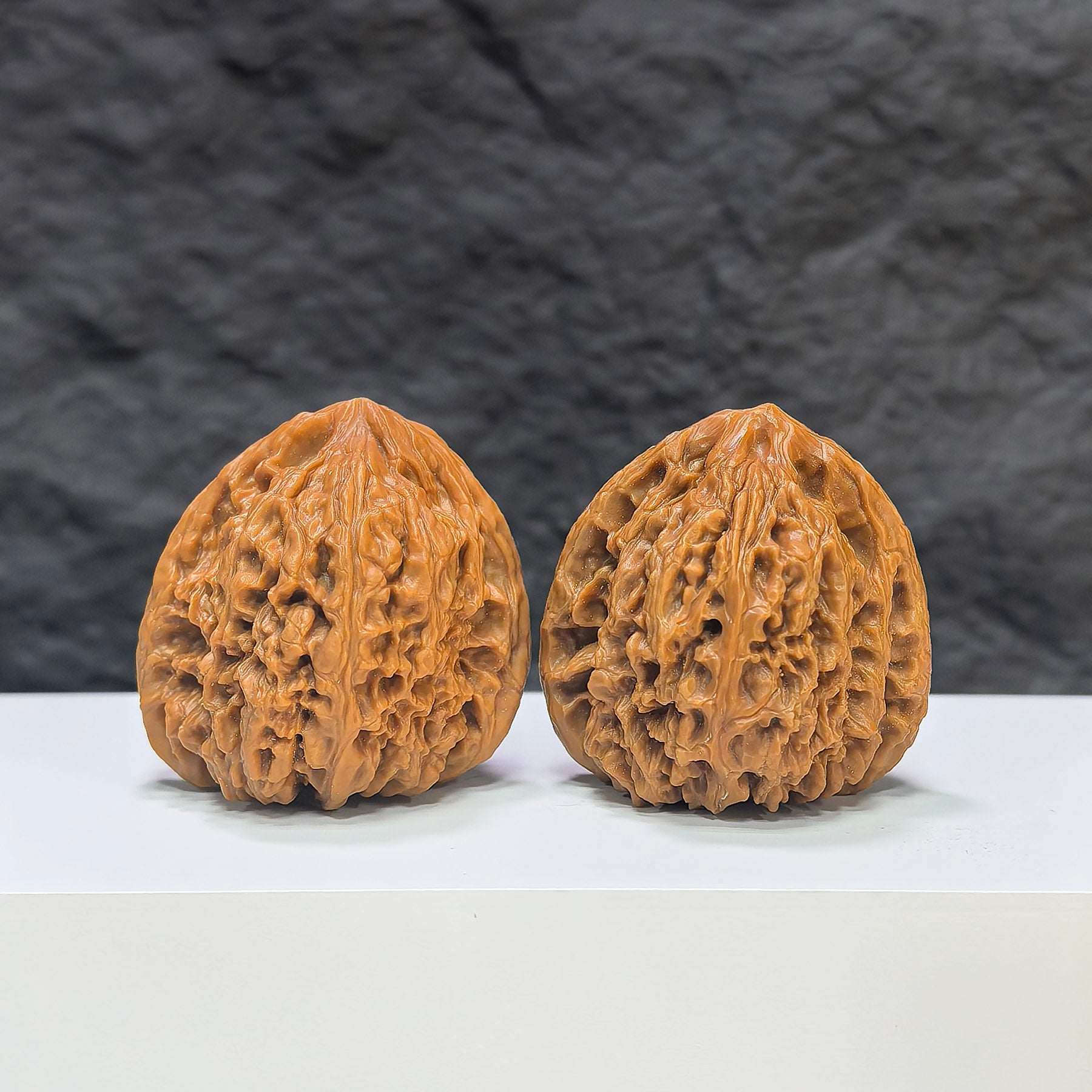 【收藏級】三角南疆石 文玩核桃 (4.0 × 3.9cm) | [Collector's Grade] Tri-Angular Nanjiangstone Walnut (4.0 × 3.9cm) - SKU: SJNJS-1C0