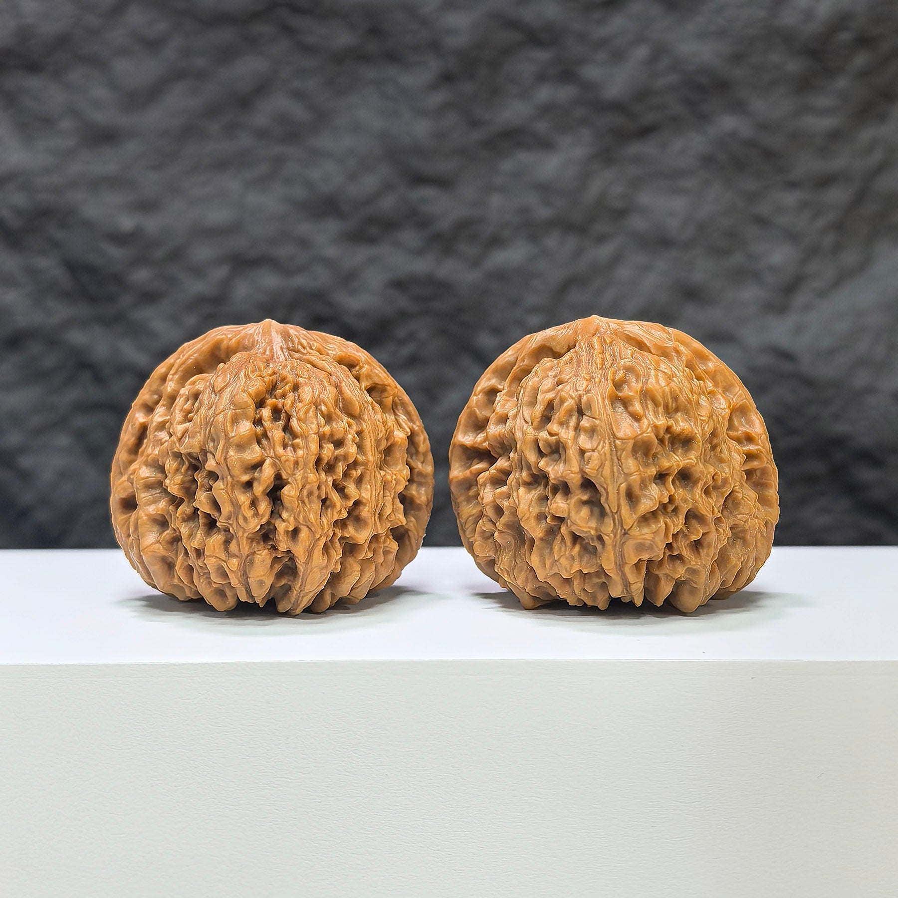 【收藏級】球形南疆石 文玩核桃 (4.2 × 4.2cm) | [Collector's Grade] Spherical Nanjiangstone Walnut (4.2 × 4.2cm) - SKU: QXNJS-1C4