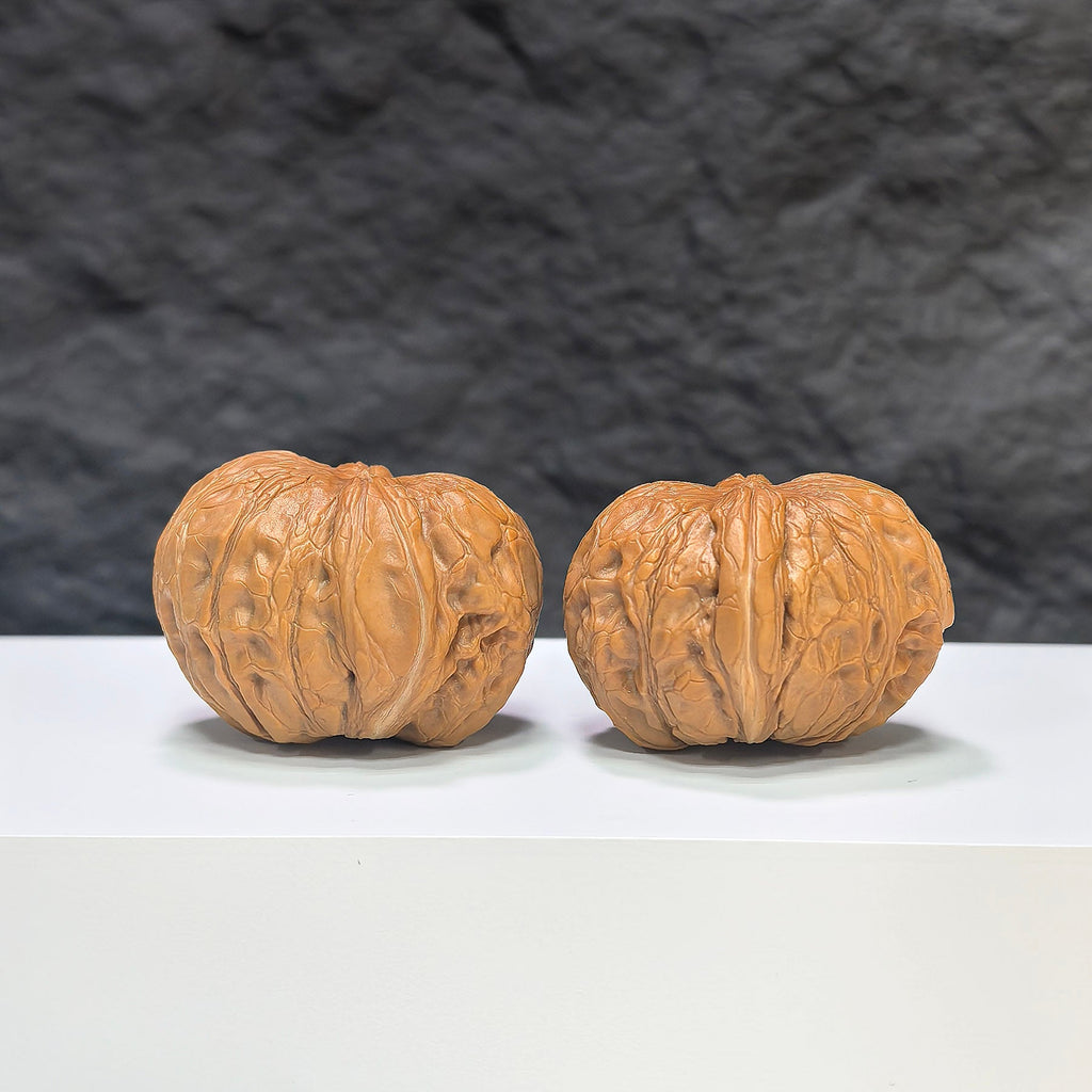 【精選級】平谷元寶 文玩核桃 (3.3 × 4.0cm) | [Selected Grade] Pinggu Sycee Walnut (3.3 × 4.0cm) - SKU: PGYB-1S6
