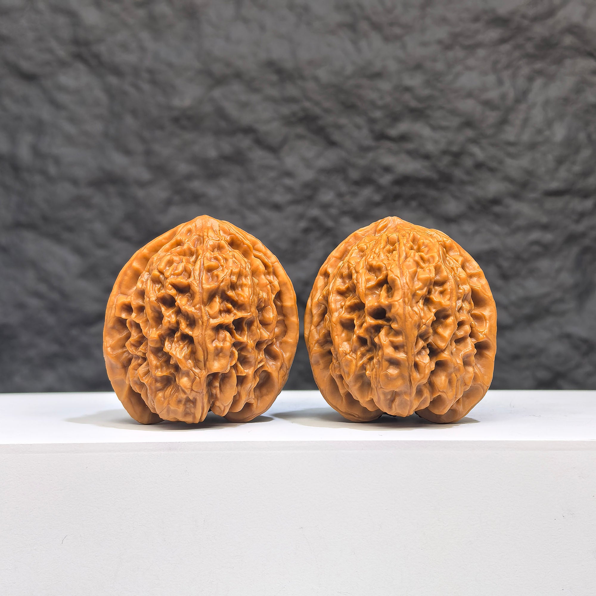 Small Bison Walnut from Wenwan Art, premium Wenwan Walnut for craftsmanship and collection, measuring 3.5 by 3.3 centimeters.