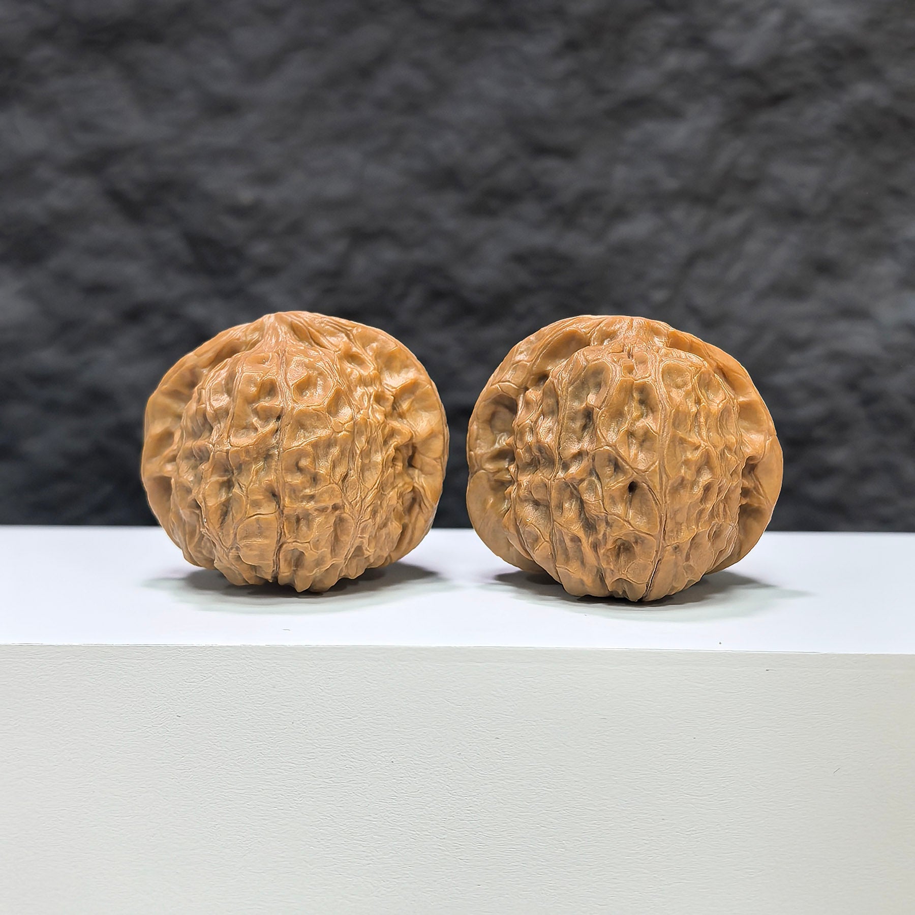 【收藏級】凹底南瓜墩 文玩核桃 (3.9 × 4.0cm) | [Collector's Grade] Concave Base Pumpkin Pier Walnut (3.9 × 4.0cm) - SKU: NGD-1B9