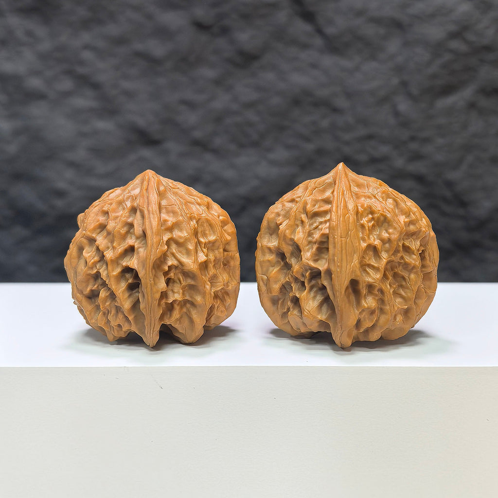 【收藏級】九龍峪桃心 文玩核桃 (3.9 × 3.9cm) | [Collector's Grade] Jiulongyu Peach Heart Walnut (3.9 × 3.9cm) - SKU: TXJLY-1A8
