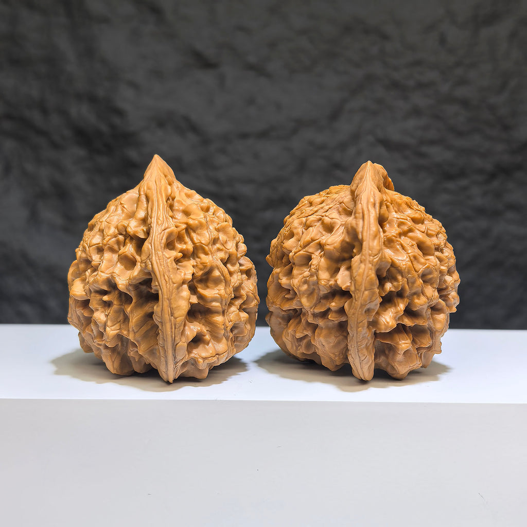 【收藏級】麒麟紋 文玩核桃 (4.9 × 4.3cm) | [Collector's Grade] Kylin Texture Walnut (4.9 × 4.3cm) - SKU: QLW-1Z5