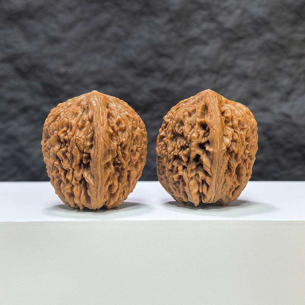 【收藏級】觀音瓶 × 大蒜頭 文玩核桃 (3.4 × 3.7cm) | [Collector's Grade] Guanyin Vase x Garlic Head Walnut (3.4 × 3.7cm) - SKU: GYP-1B3