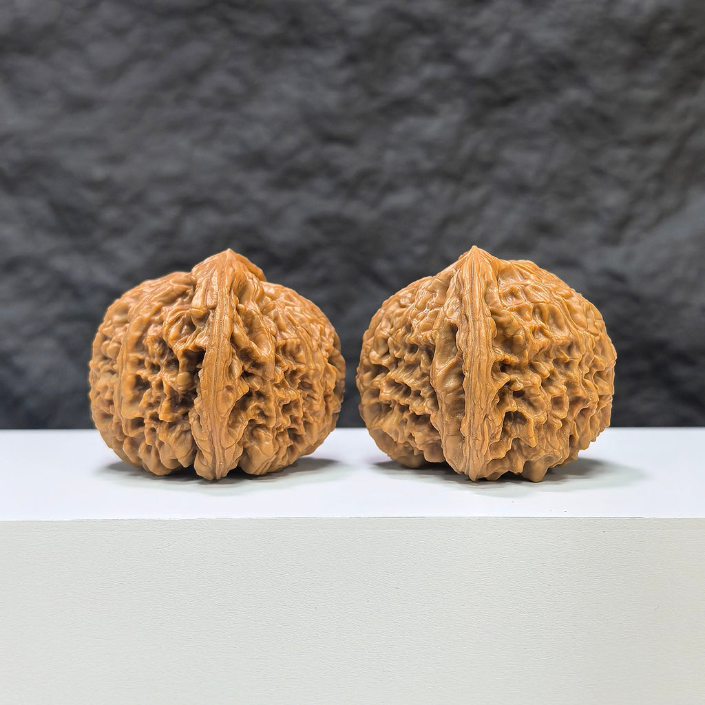 【收藏級】球形南疆石 文玩核桃 (4.2 × 4.2cm) | [Collector's Grade] Spherical Nanjiangstone Walnut (4.2 × 4.2cm) - SKU: QXNJS-1C4