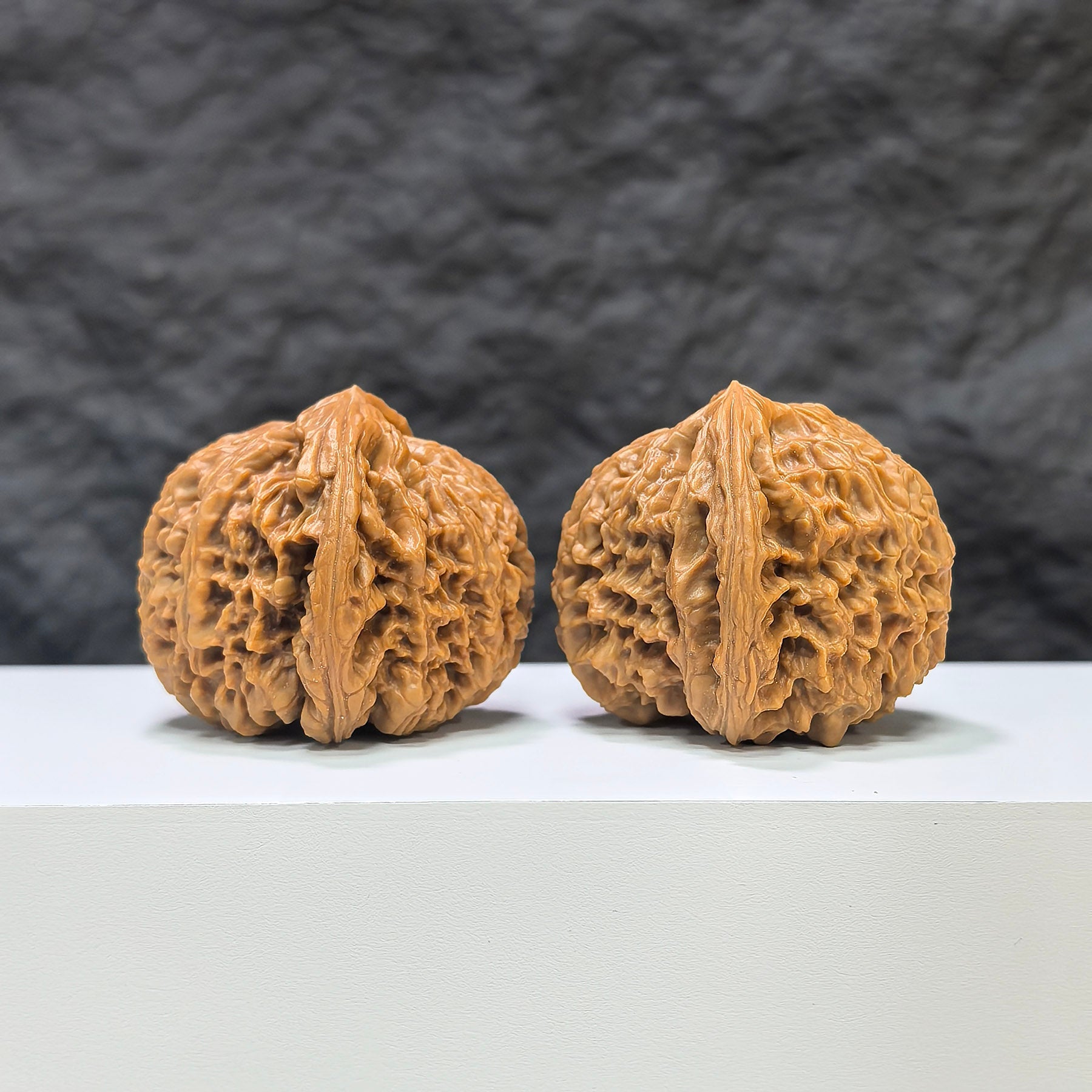【收藏級】球形南疆石 文玩核桃 (4.2 × 4.2cm) | [Collector's Grade] Spherical Nanjiangstone Walnut (4.2 × 4.2cm) - SKU: QXNJS-1C4