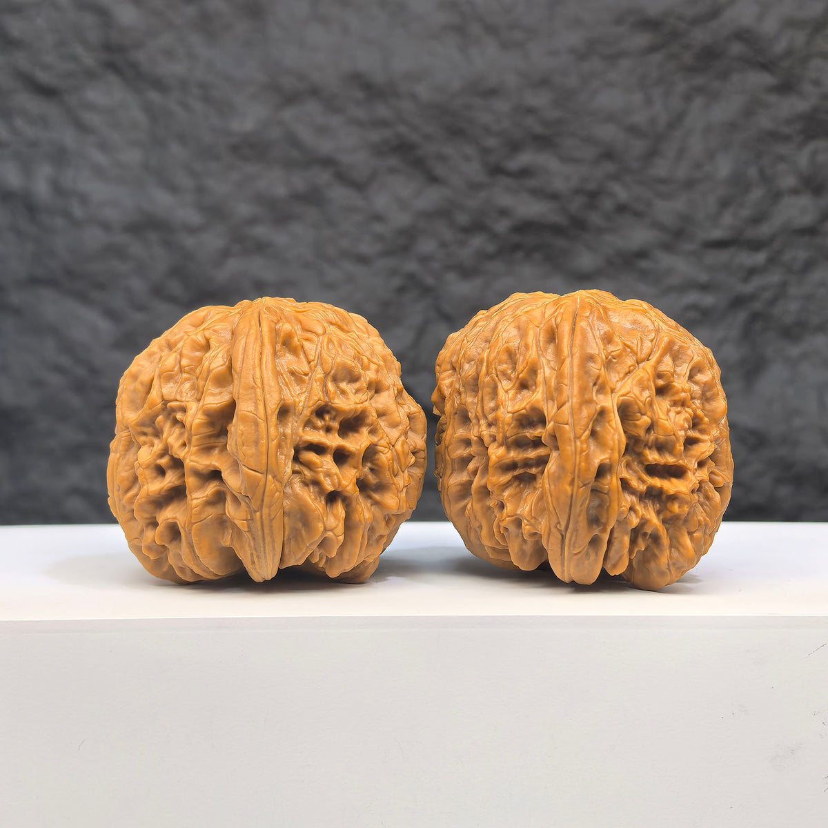Selected grade Blizzard Wenwan Walnut, 4.1x4.4cm, from Wenwan Art, showing smooth, polished surface and natural wood grain details.