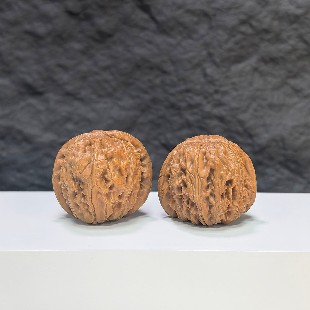 【精選級】平谷元寶 文玩核桃 (3.5 × 3.9cm) | [Selected Grade] Pinggu Sycee Walnut (3.5 × 3.9cm) - SKU: PGYB-1S4