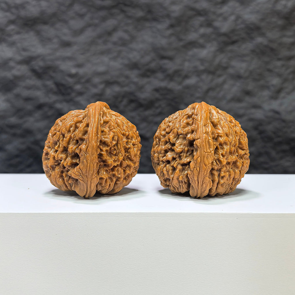 【收藏級】南疆石 文玩核桃 (4.0 × 4.0cm) | [Collector's Grade] Nanjiangstone Walnut (4.0 × 4.0cm) - SKU: NJS-1B5
