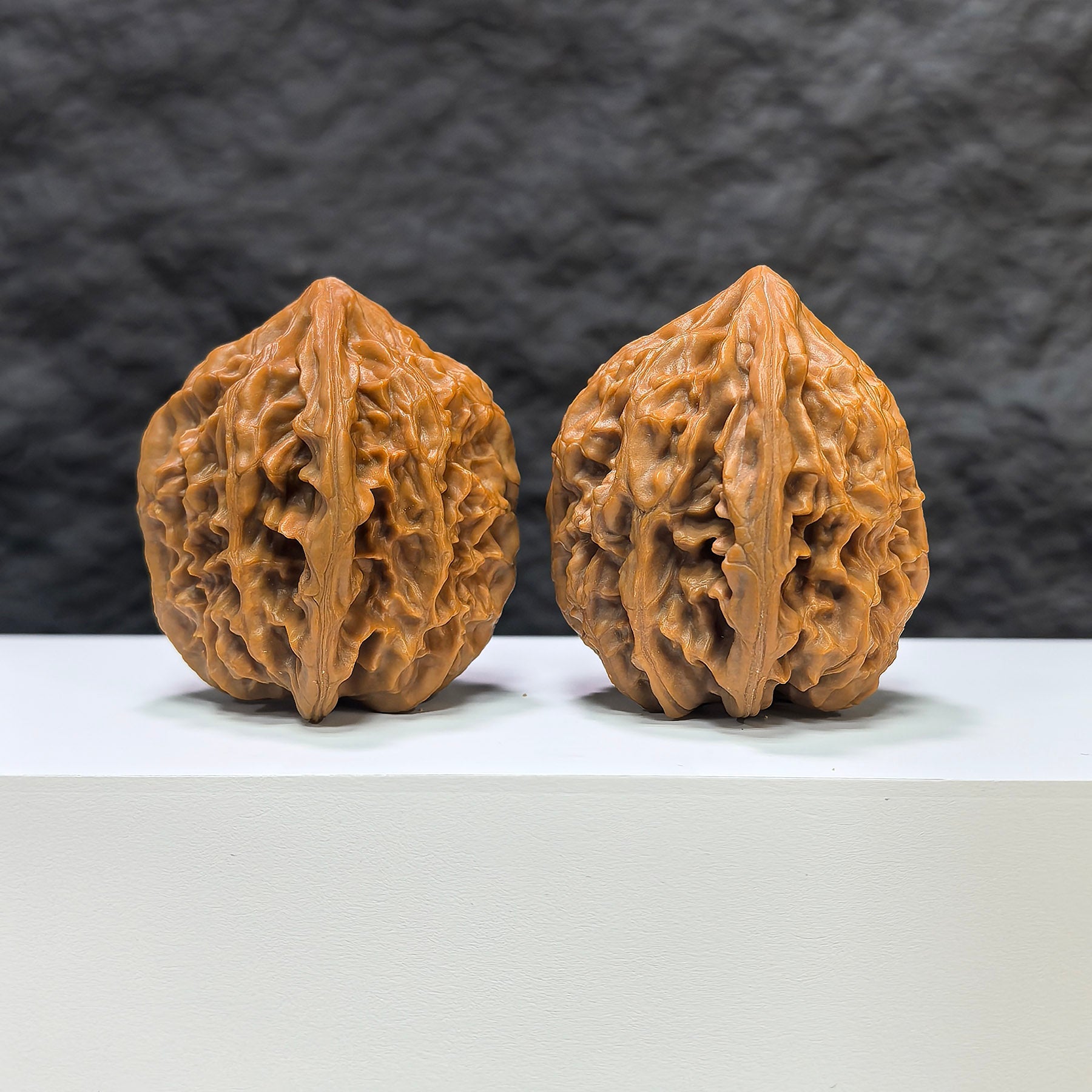 【收藏級】北京雞心 文玩核桃 (4.4 × 4.2cm) | [Collector's Grade] Beijing Chicken Heart Walnut (4.4 × 4.2cm) - SKU: JX-1B2