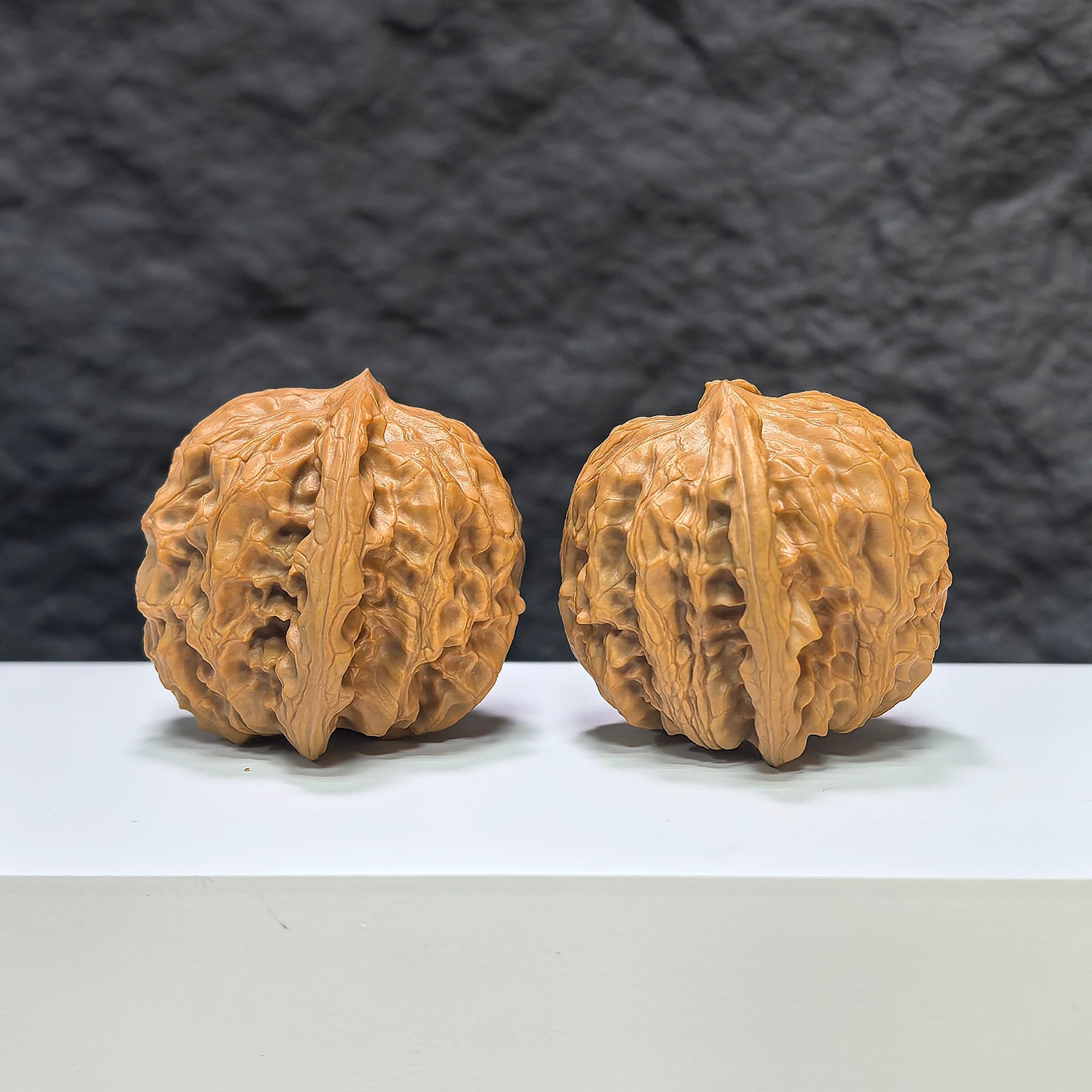 【收藏級】野狼 文玩核桃 (4.0 × 4.0cm) | [Collector's Grade] Wild Wolf Walnut (4.0 × 4.0cm) - SKU: YN-1A3