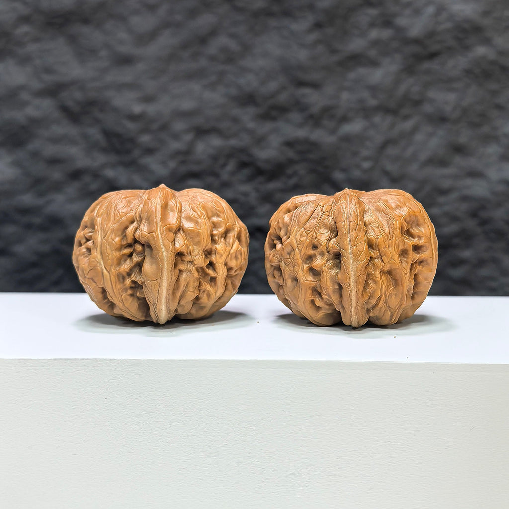 【收藏級】平谷元寶 文玩核桃 (3.8 × 4.1cm) | [Collector's Grade] Pinggu Sycee Walnut (3.8 × 4.1cm) - SKU: PGYB-1B7