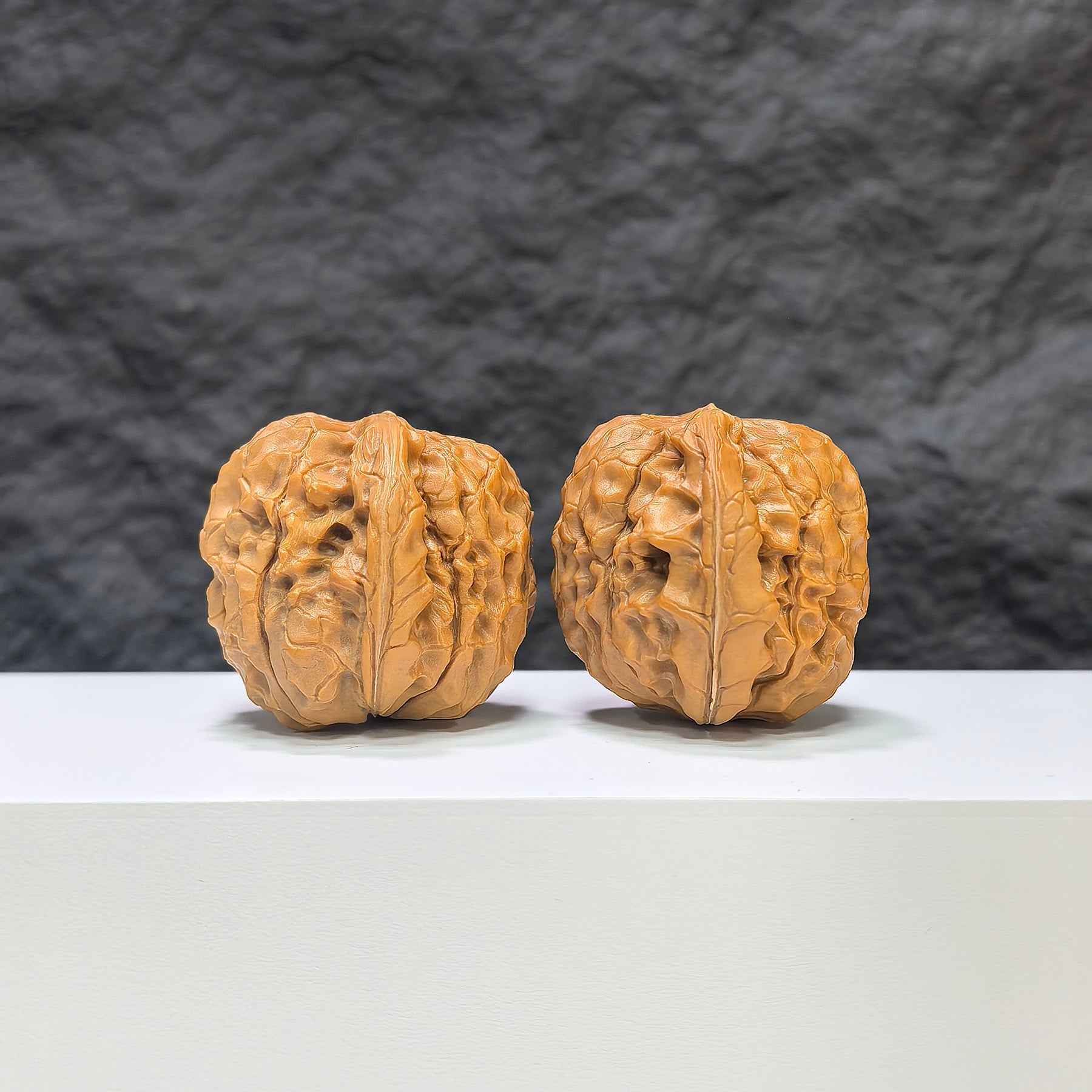 【收藏級】甲骨文 文玩核桃 (4.0 × 3.8cm) | [Collector's Grade] Oracle Bone Script Walnut (4.0 × 3.8cm) - SKU: JGW-1B1