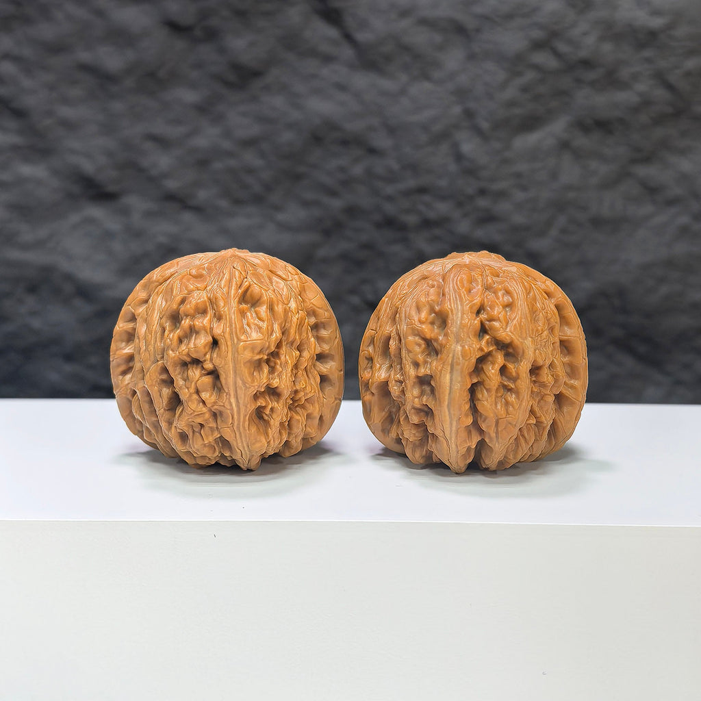 【精選級】平谷元寶 文玩核桃 (4.0 × 4.3cm) | [Selected Grade] Pinggu Sycee Walnut (4.0 × 4.3cm) - SKU: PGYB-1S0