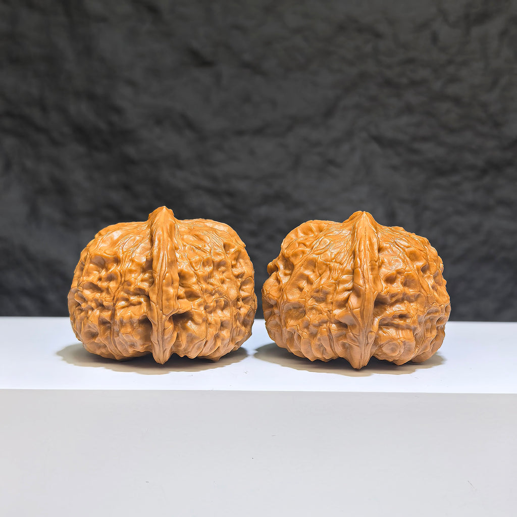 【收藏級】南瓜墩 文玩核桃 (4.2 × 4.4cm) | [Collector's Grade] Pumpkin Pier Walnut (4.2 × 4.4cm) - SKU: NGD-1Z6