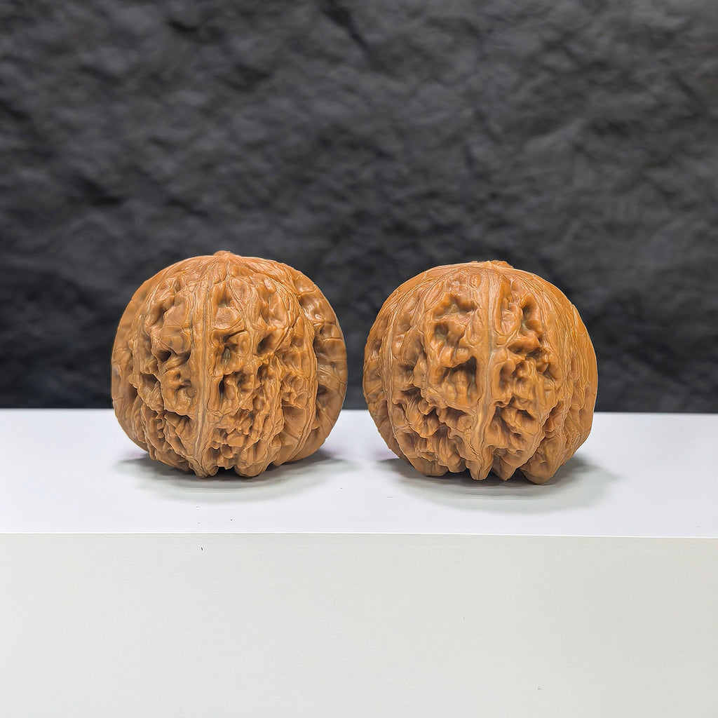 【精選級】平谷元寶 文玩核桃 (4.0 × 4.3cm) | [Selected Grade] Pinggu Sycee Walnut (4.0 × 4.3cm) - SKU: PGYB-1S0