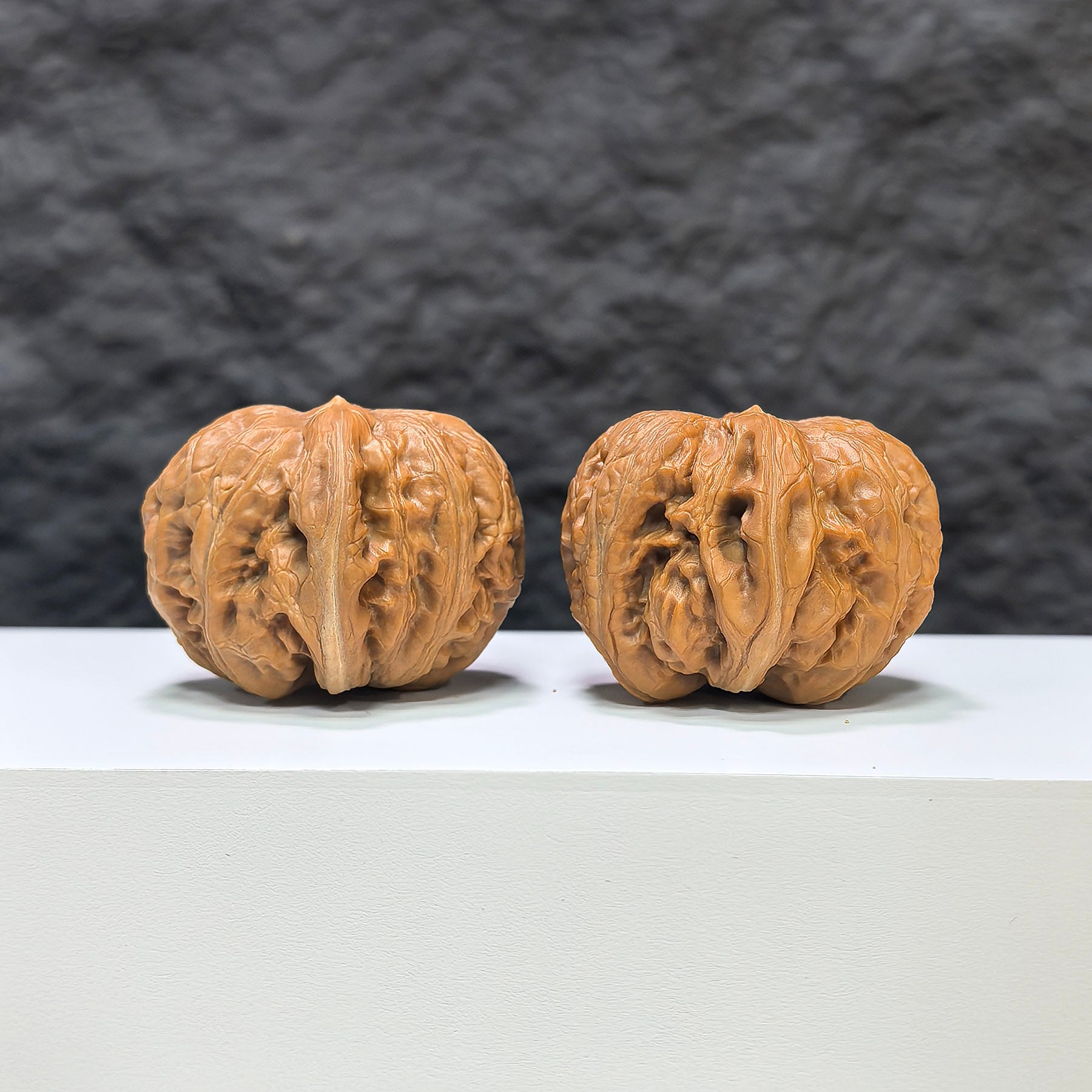 【收藏級】平谷元寶 文玩核桃 (3.8 × 4.1cm) | [Collector's Grade] Pinggu Sycee Walnut (3.8 × 4.1cm) - SKU: PGYB-1B7