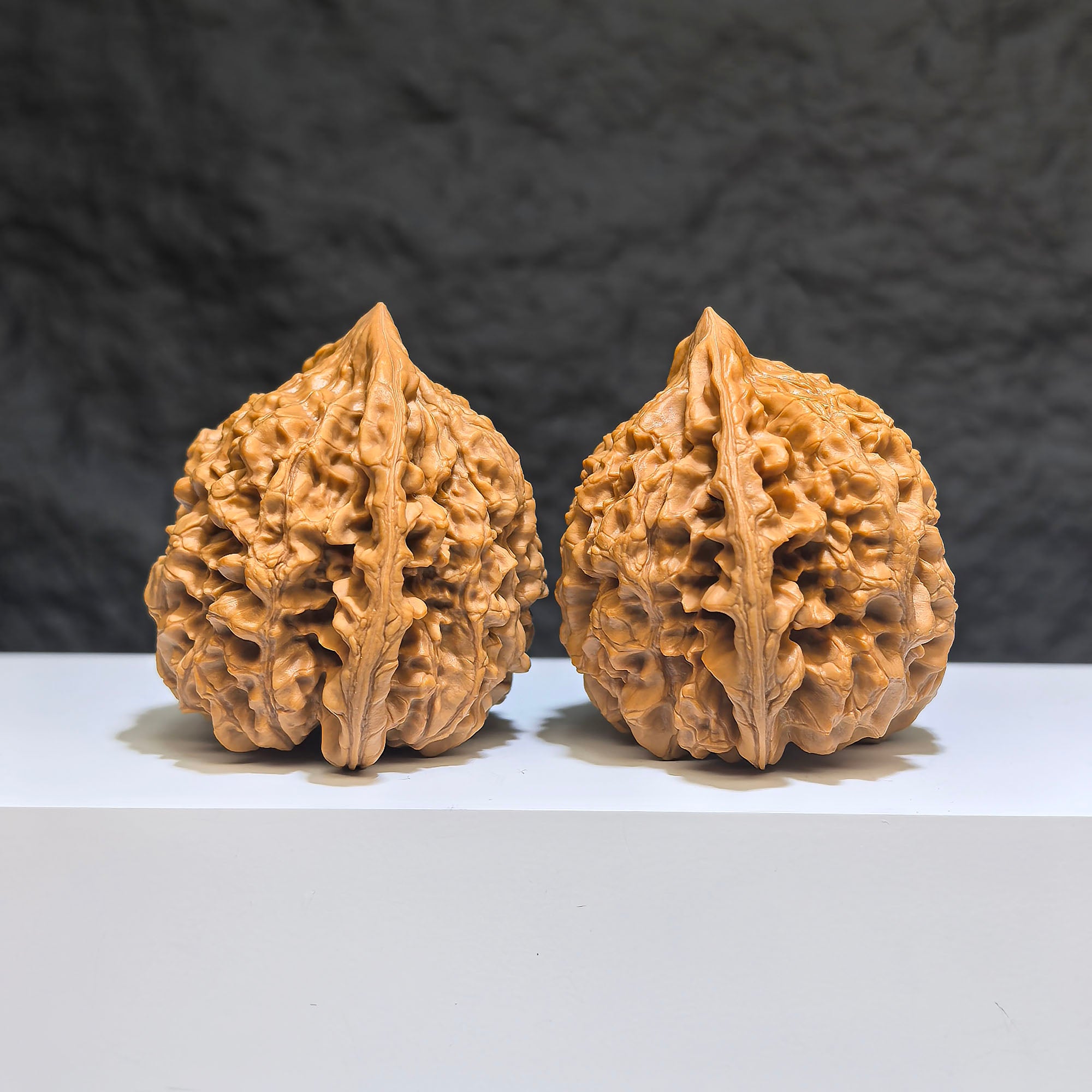 【收藏級】麒麟紋 文玩核桃 (4.9 × 4.3cm) | [Collector's Grade] Kylin Texture Walnut (4.9 × 4.3cm) - SKU: QLW-1Z5