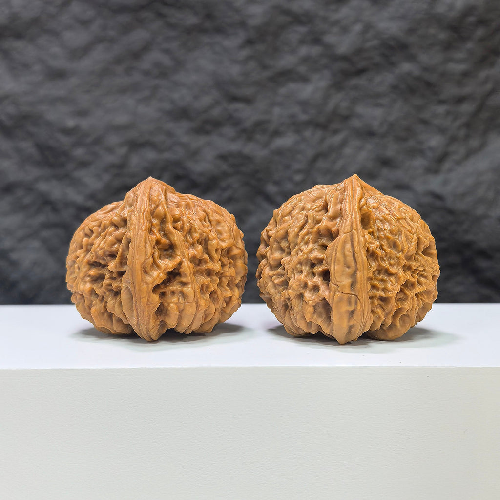 【收藏級】球形南疆石 文玩核桃 (4.2 × 4.2cm) | [Collector's Grade] Spherical Nanjiangstone Walnut (4.2 × 4.2cm) - SKU: QXNJS-1C4