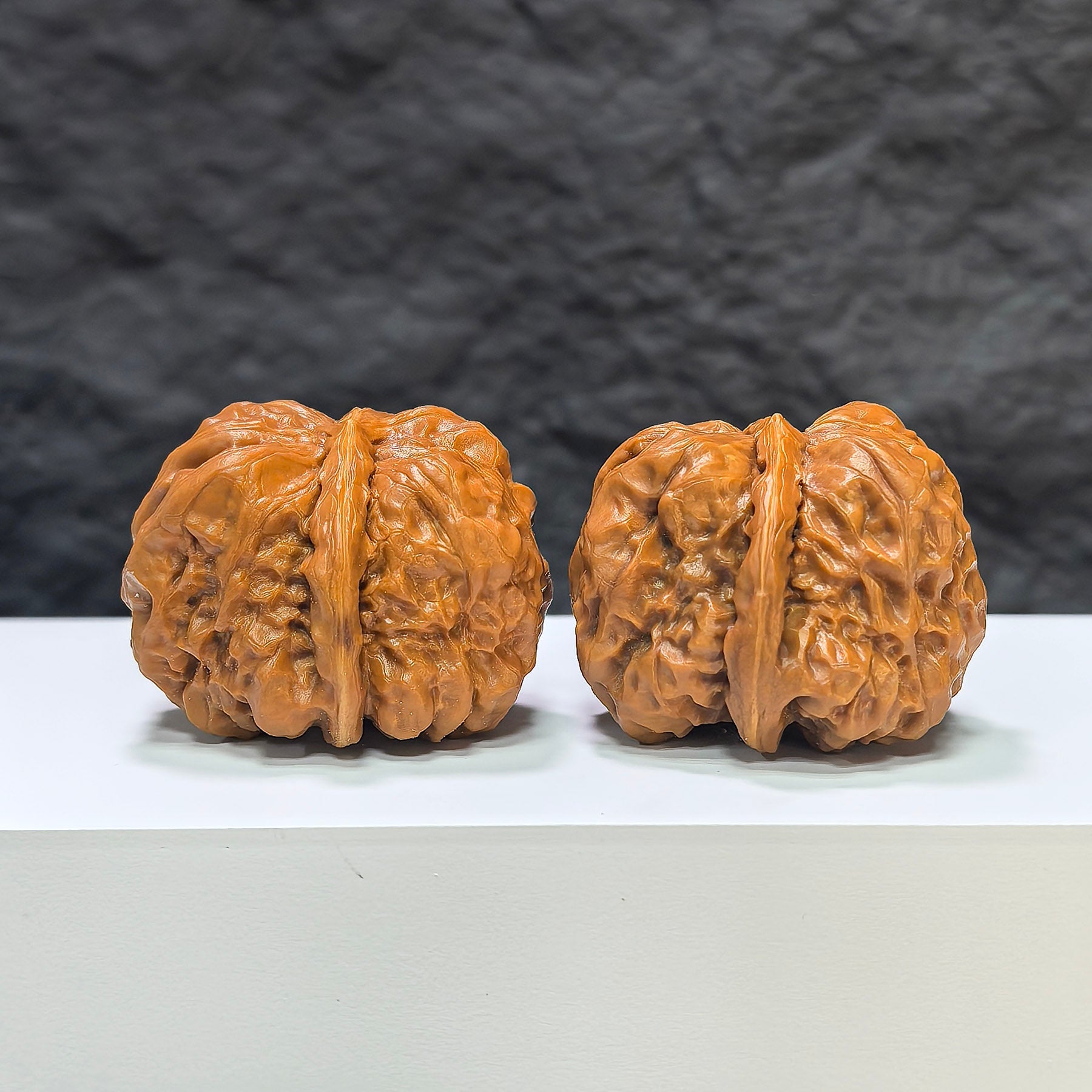 【收藏級】蟾蜍水晶蛙 文玩核桃 (3.6 × 4.2cm) | [Collector's Grade] Toad Crystal Frog Walnut (3.6 × 4.2cm) - SKU: SJW-1A7
