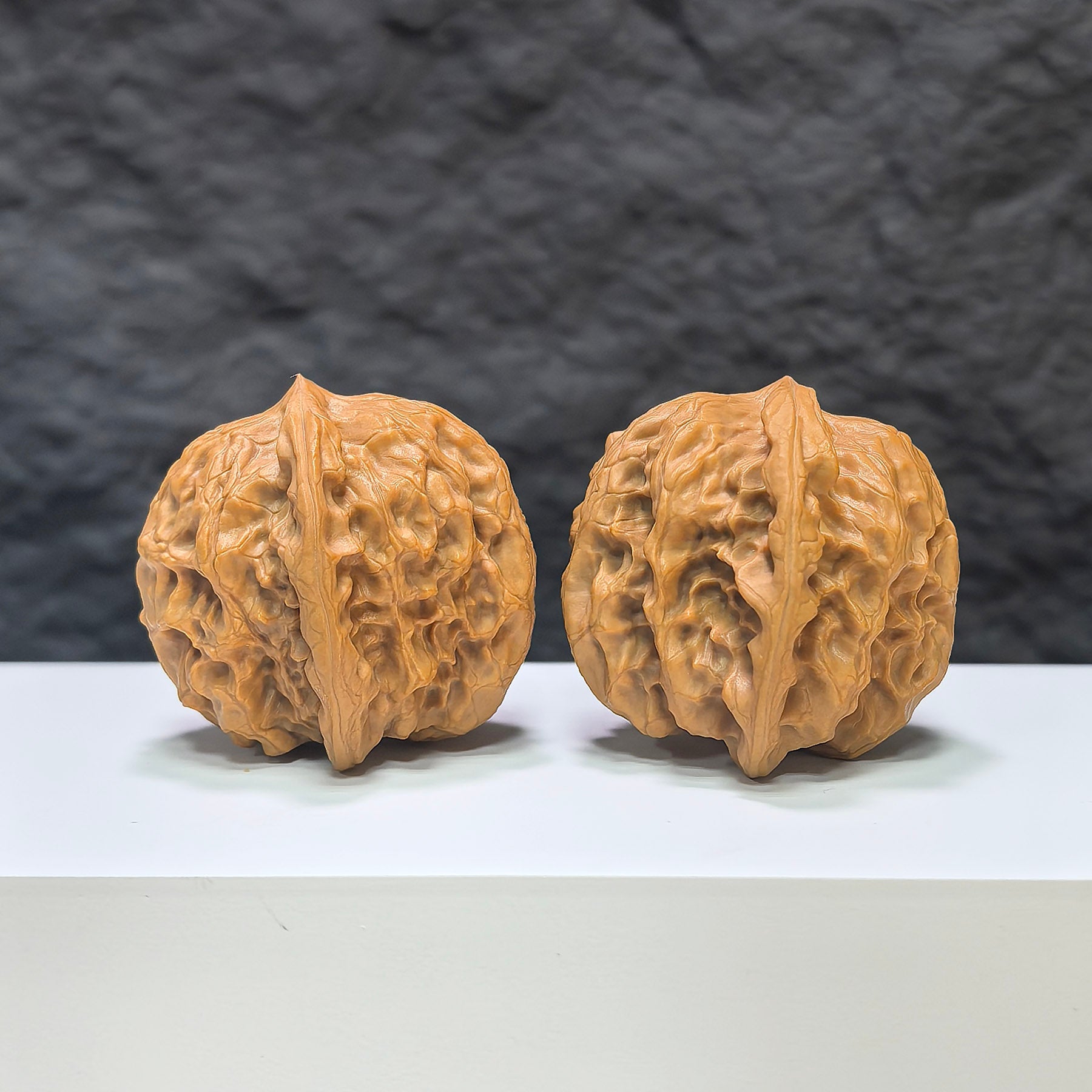 【收藏級】野狼 文玩核桃 (4.0 × 4.0cm) | [Collector's Grade] Wild Wolf Walnut (4.0 × 4.0cm) - SKU: YN-1A3