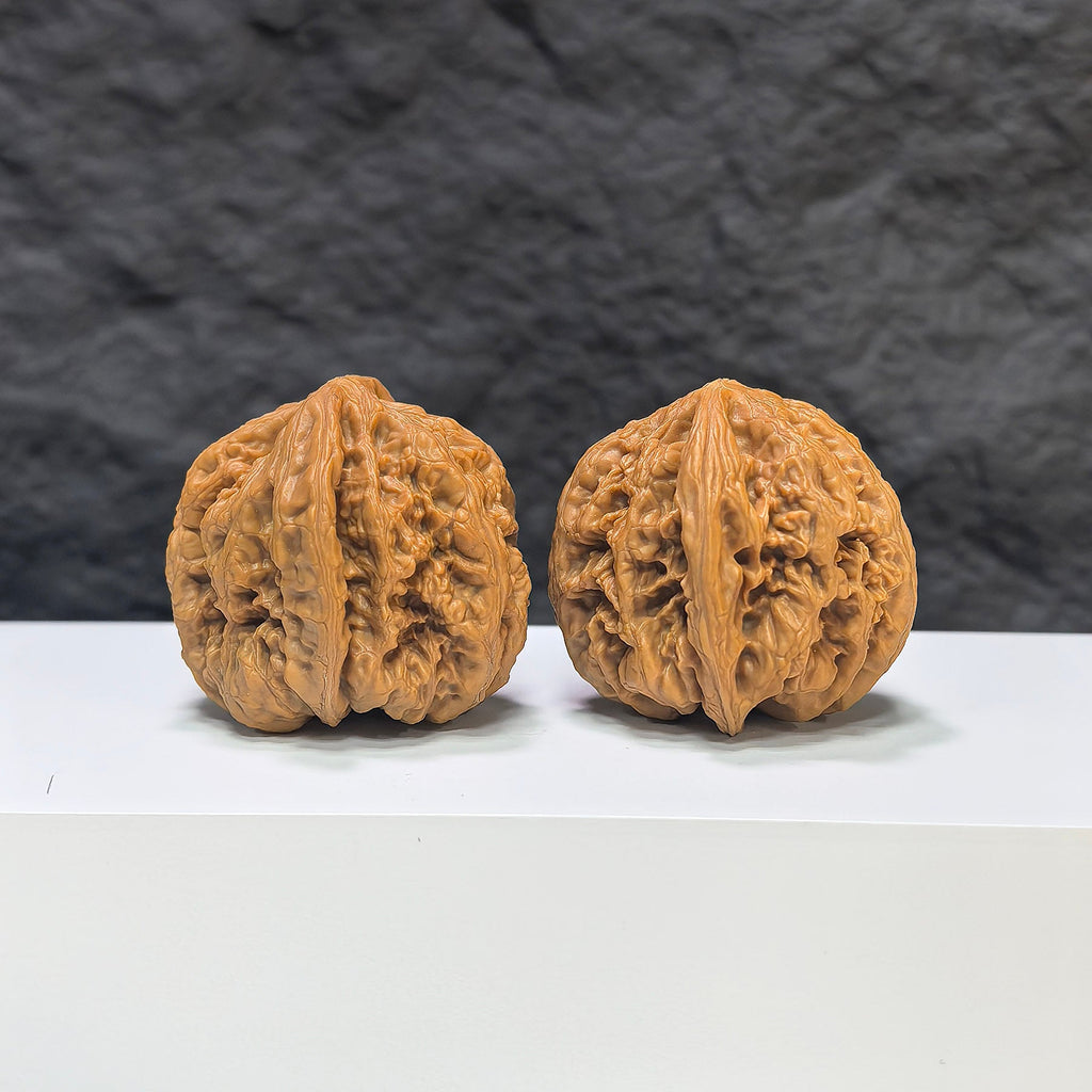【精選級】粗筋 文玩核桃 (3.8 × 4.0cm) | [Selected Grade] Thick Rib Walnut (3.8 × 4.0cm) - SKU: CJ-1S7