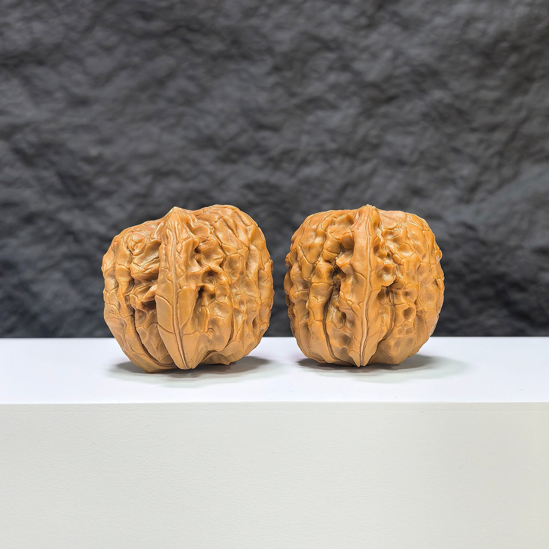【收藏級】甲骨文 文玩核桃 (4.0 × 3.8cm) | [Collector's Grade] Oracle Bone Script Walnut (4.0 × 3.8cm) - SKU: JGW-1B1