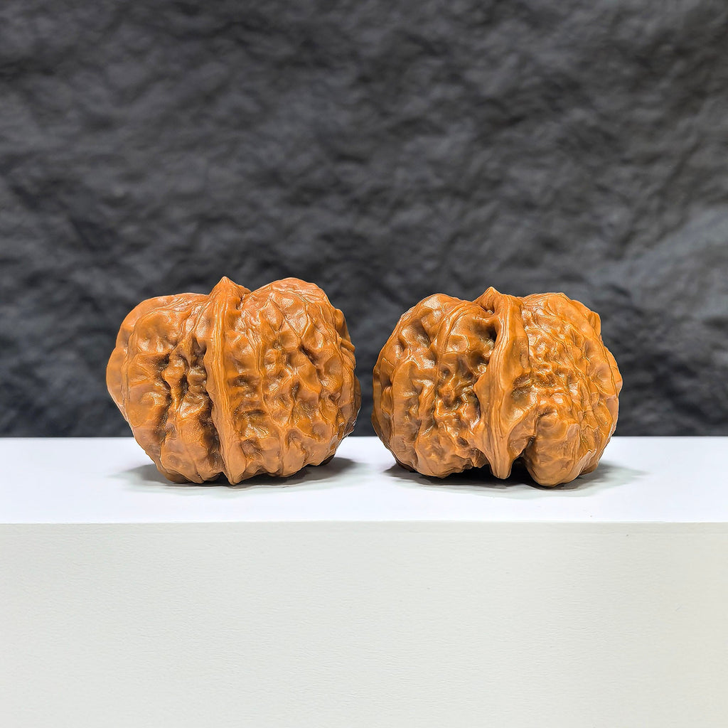 【收藏級】蛤蟆頭 文玩核桃 (4.4 × 4.4cm) | [Collector's Grade] Toad Head Walnut (4.4 × 4.4cm) - SKU: HMT-1B0