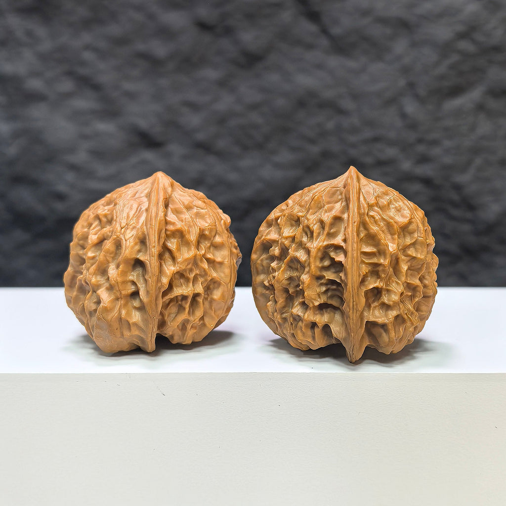 【收藏級】九龍峪桃心 文玩核桃 (3.9 × 3.9cm) | [Collector's Grade] Jiulongyu Peach Heart Walnut (3.9 × 3.9cm) - SKU: TXJLY-1A8
